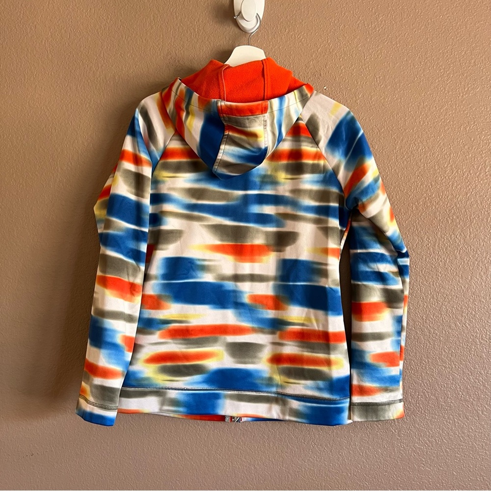 Burton WB Peak Dry-Ride Multicolor Zip-Up Hoodie Size Large - Picture 5 of 9
